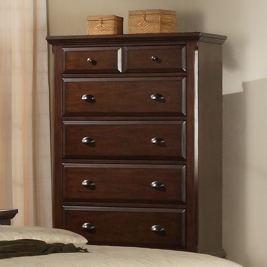 Elements Canton Chest of Drawers with 5 Drawers Royal Furniture Drawer Chests